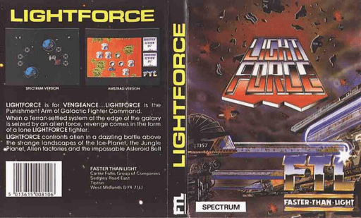 Light Force box art for ZX Spectrum